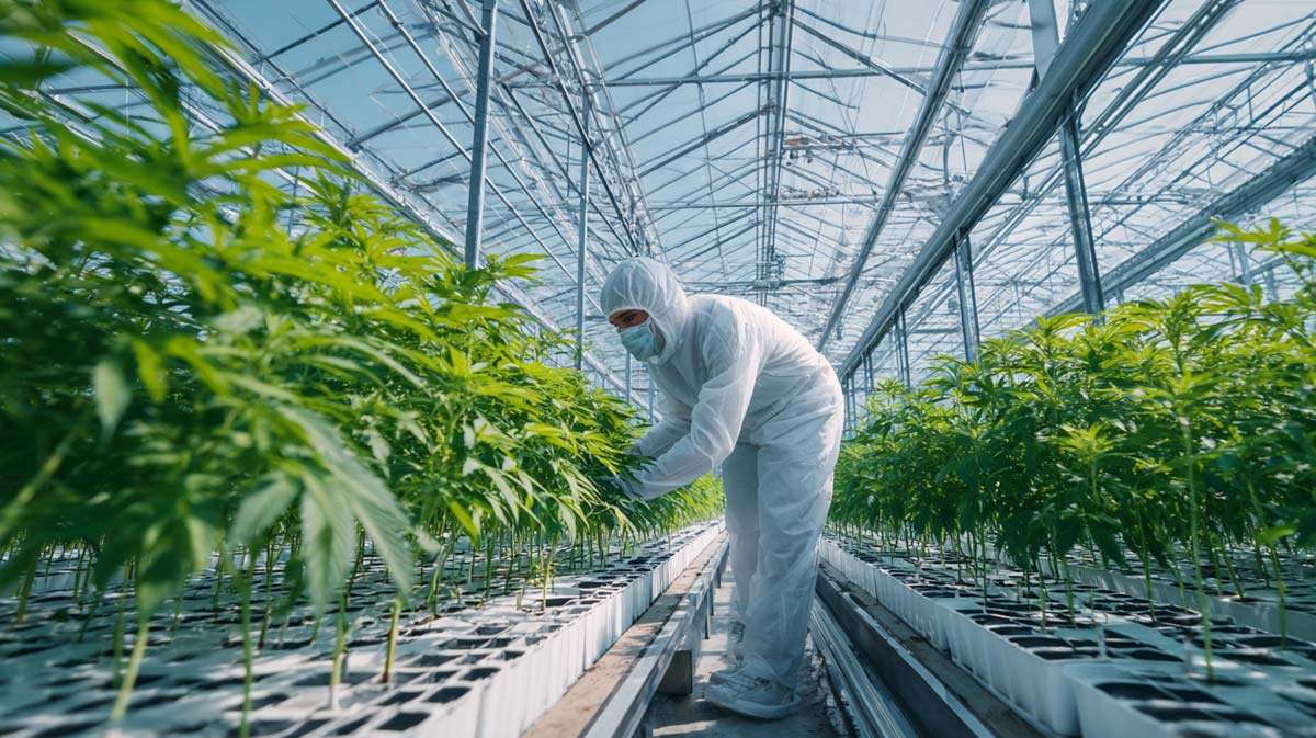 cannabis-hersteller-plantage-doku-foto-arbeiter-pruefung-aufzucht-45-tage