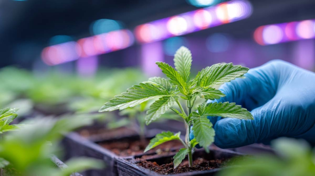 cannabis-hersteller-plantage-doku-foto-mutterpflanze-haze-stecklinke-ziehen-laborantin-erklaerung